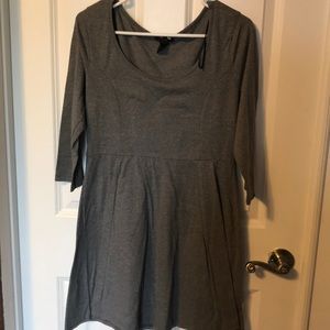 Simple grey dress